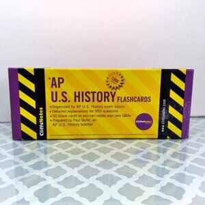 1000 Flashcards AP US History Cliffs Notes Test Exam Study Aids Homeschooling